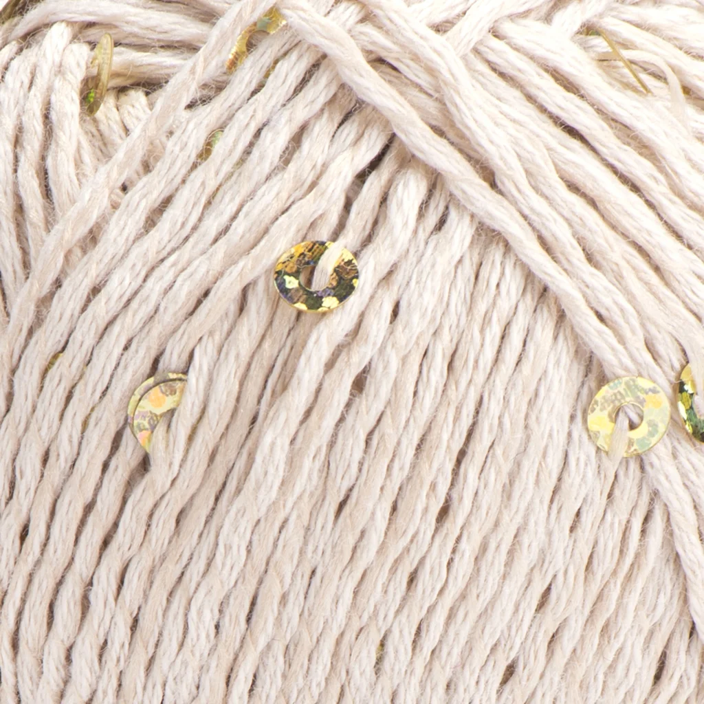 YarnArt Cotton Gold Paillettes 7104