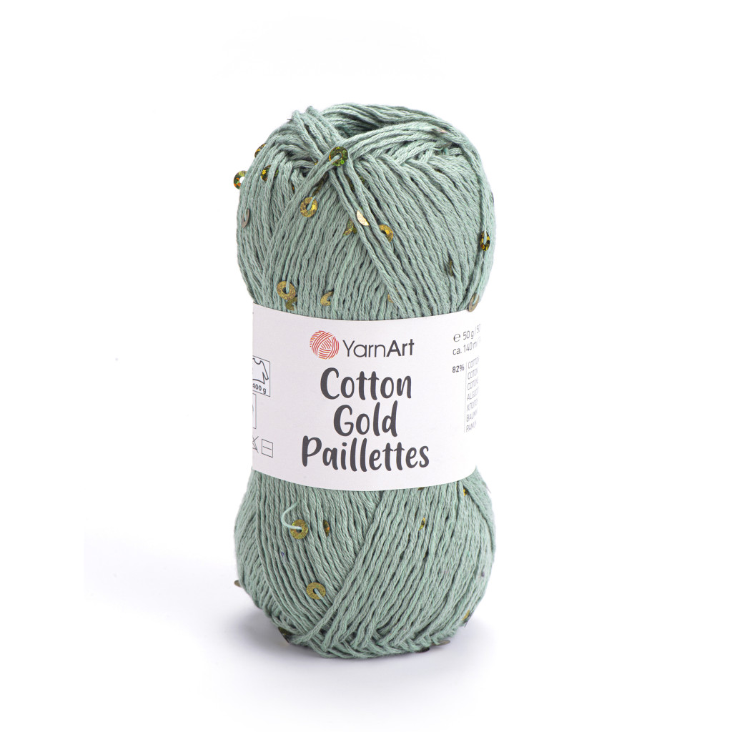 YarnArt Cotton Gold Paillettes 7113